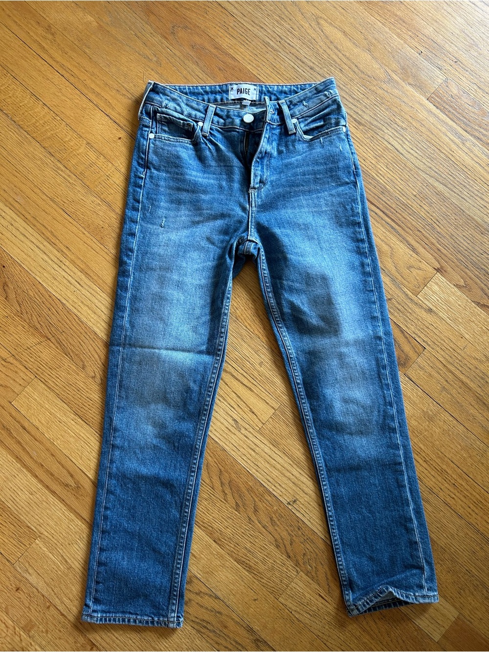 PAIGE Women's Medium Blue Skinny Jeans